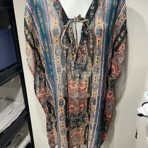 O'Neill Multicolor Sheer Swim Coverup